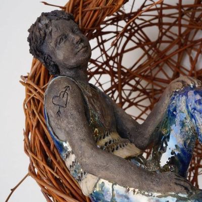 Céramique - Cupidon - BLANDINE ROSSA DESTOUCHES