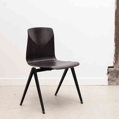 Chairs - Galvanitas chair reissue S22 ebony and black - CARTEL DE BELLEVILLE