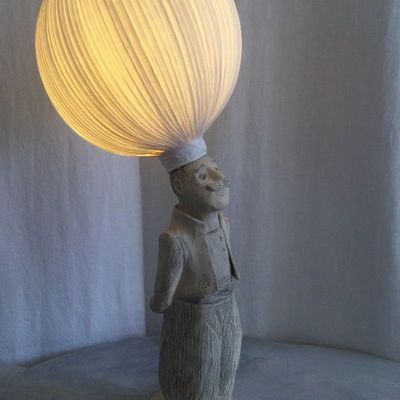 Unique pieces - Panache, table lamp - PAPIER À ÊTRES