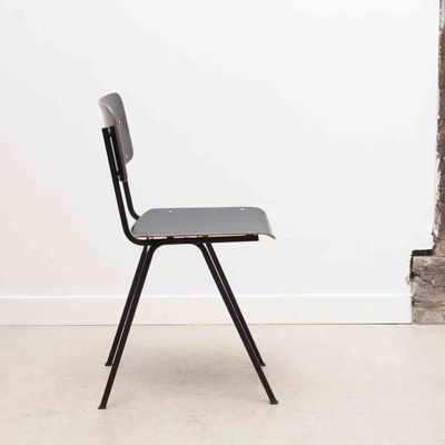 Chairs - Eromes F6 Ebony and Black Chair - CARTEL DE BELLEVILLE