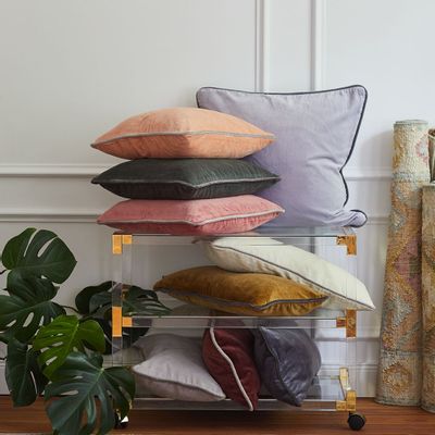 Comforters and pillows - Super soft cotton velvet cushion cover - LIV INTERIOR
