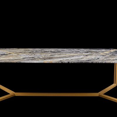 Tables Salle à Manger - Eklettico Dining Table - Gris - ATELIER PLUS MONTECARLO