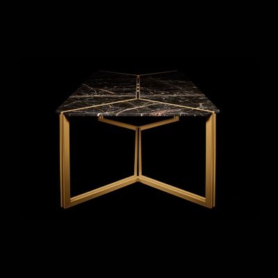 Dining Tables - Eklettico Dining Table - Brown - ATELIER PLUS MONTECARLO
