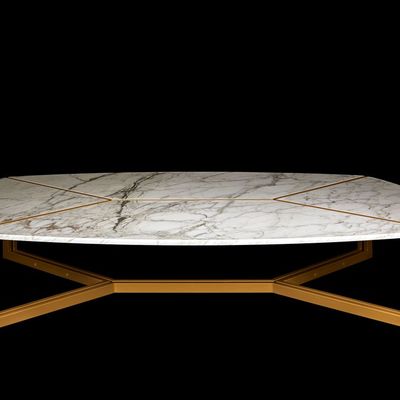 Tables basses - Eklettica Table Basse - Calacatta - ATELIER PLUS MONTECARLO