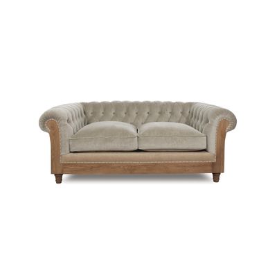 Sofas - Chesterfield Essence Velvet Pearl | Sofa - CREARTE COLLECTIONS