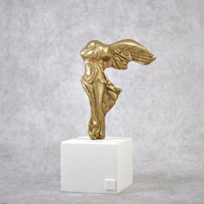 Sculptures, statuettes and miniatures - Winged Victory of Samothrace bronze handmade statuette. - MATTER.