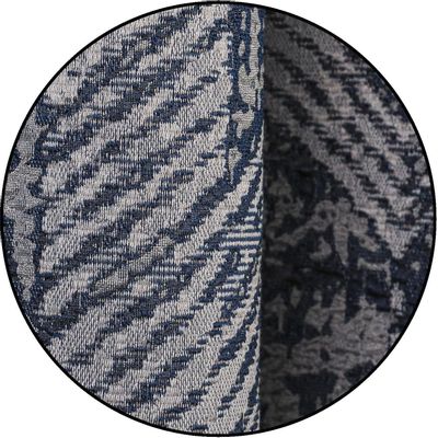 Rideaux et voilages - Rideau LIKYA - Panneau à oeillets - Bleu - 140 x 260 cm - 100 % polyester - IPC DECO DELL'ARTE