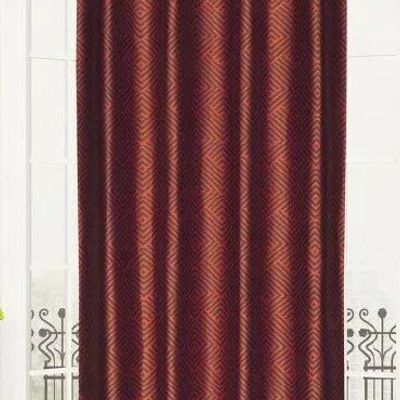 Curtains and window coverings - NOMADE curtain - Orange - Eyelet panel - 100% polyester - 140 x 260 cm - IPC DECO DELL'ARTE
