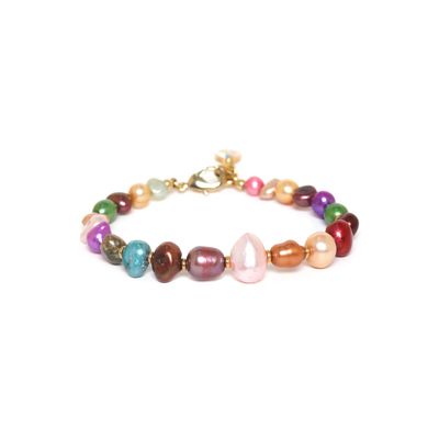 Bijoux - bracelet ajustable perles d'eau douce - NATURE BIJOUX