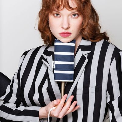 Apparel - Striped micro-umbrella - White stripes - PABLO - ANATOLE