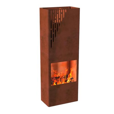 Fireplaces - Outdoor fireplace - Steel Square - AC242