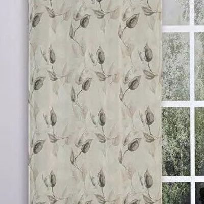 Curtains and window coverings - DINO Voile Curtain - Eyelet Panel - Natural - 140 x 260 cm - 100% polyester - IPC DECO DELL'ARTE