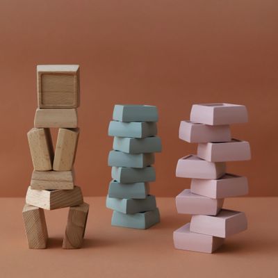 Gifts - Chocolate Wooden Blocks - THE TEA CLUB