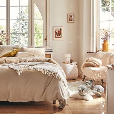 Bed linens - Frisson Sesame - Cotton Flannel - ESSIX