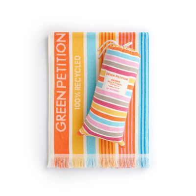 Paréos - Serviette de plage Ocean Amazon 100x180 cm - GREEN PETITION