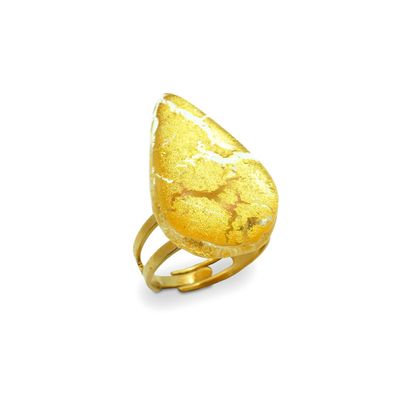 Jewelry - Orus Dolce Ring - Gold - Glass - MILODINA