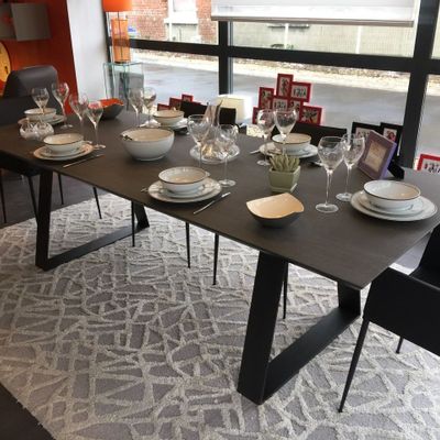 Dining Tables - Table repas en céramique Pied Topaze - COLOMBUS MANUFACTURE FRANCE