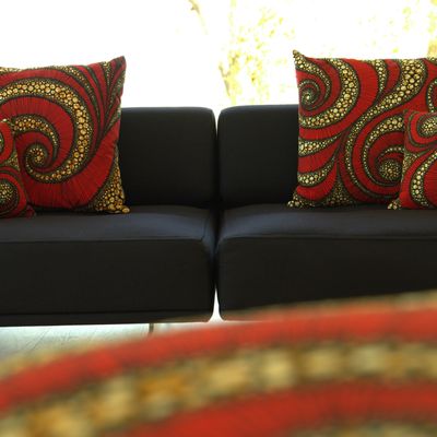Coussins textile - Psychédélique - KASANGO