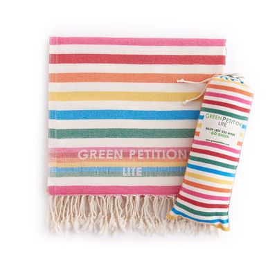 Bath towels - Mare Viva Fouta Towel 90x180 cm - GREEN PETITION
