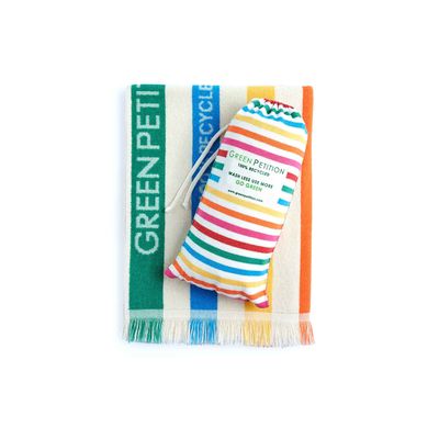 Linge - Serviette de plage et de bain Delmor Fit Viva 76 x 142 cm - GREEN PETITION