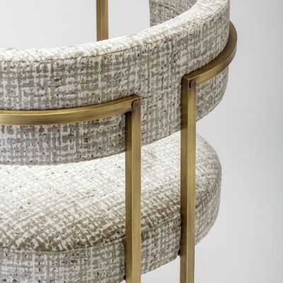 Chairs for hospitalities & contracts - Julius Small Chair in Light Bronze Structure - DUISTT