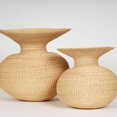 Decorative objects - Panier Canari by AS'ART, Contemporary Basketry - AS'ART A SENSE OF CRAFTS