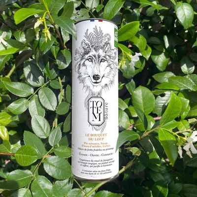 Gifts - Fumigation stick - Organic wolf bouquet/sage - TOTEM NATURE - ENCENS ET FUMIGATION