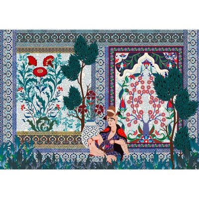 Other wall decoration - Restful Garden - Wallpaper - DESIGNMIXER