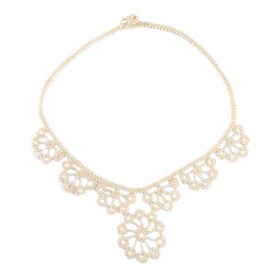 Bijoux - COLLIER "HAWA" - BEIGE CREME - KARAWAN AUTHENTIC