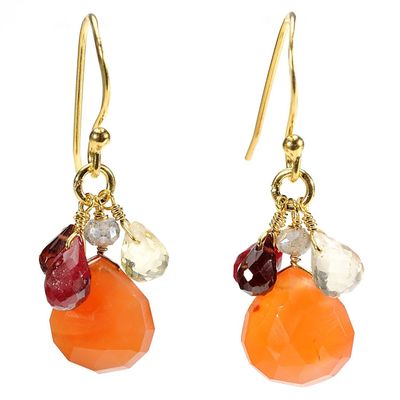 Jewelry - EARRINGS\" GRAPES\” CARNELIAN - KARAWAN AUTHENTIC