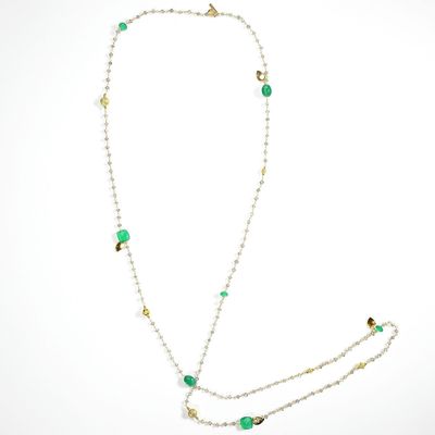 Bijoux - SAUTOIR "ANI" VERT ONYX - KARAWAN AUTHENTIC