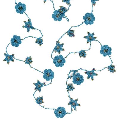 Bijoux - SAUTOIR "CRYSTAL" LAGON - KARAWAN AUTHENTIC