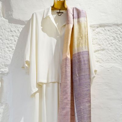 Foulards et écharpes - ETOLE EN SOIE "AZMAR" - KARAWAN AUTHENTIC