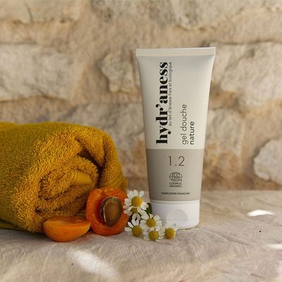 Cosmétiques - Gel douche certifié bio au lait d'ânesse frais - HYDR'ANESS