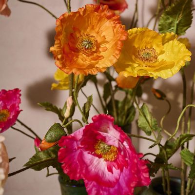 Décorations florales - Des coquelicots artificiels, comme vous ne les avez jamais vus ! (collection Real Touch) - SILK-KA BV