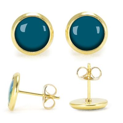 Jewelry - Ears studs Flash Canard - Gold - LES JOLIES D'EMILIE