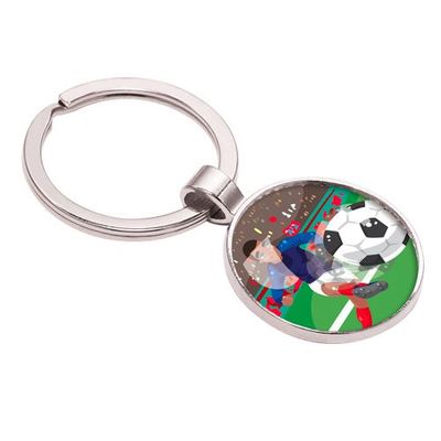 Gifts - Keychain Football - Silver - LES MINIS D'EMILIE