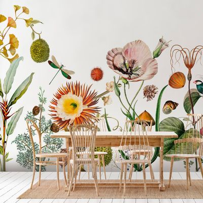 Autres décorations murales - Collection de papiers peints floraux Designmixer - DESIGNMIXER