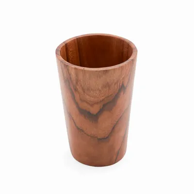 Kitchen utensils - The Teak Cup - Tall - BAZAR BIZAR - COASTAL LIVING