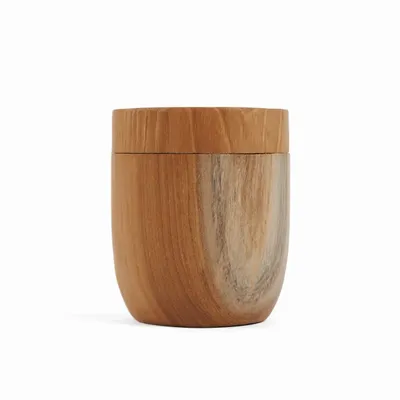 Kitchen utensils - The Teak Root Jar Low - M - BAZAR BIZAR LIVING