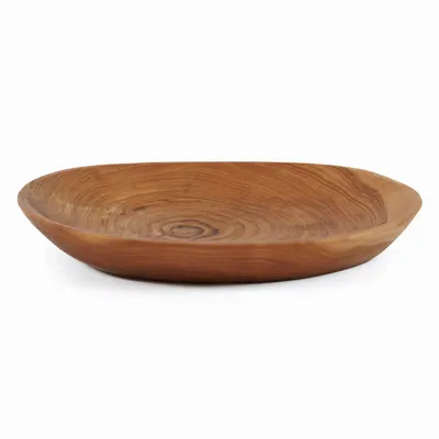 Everyday plates - The Organic Teak Root Plate - BAZAR BIZAR LIVING