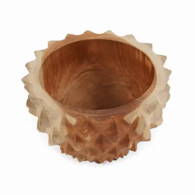 Bowls - The Teak Root Durian Bowl - S - BAZAR BIZAR - COASTAL LIVING