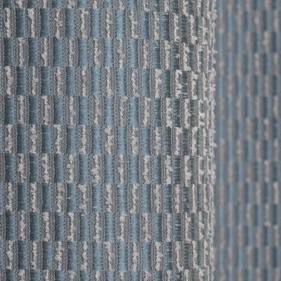 Rideaux et voilages - Double-rideau ALBA - Col Bleu - Panneau à oeillets - 140 x 260 cm - 74 % polyester 26% coton - IPC DECO DELL'ARTE