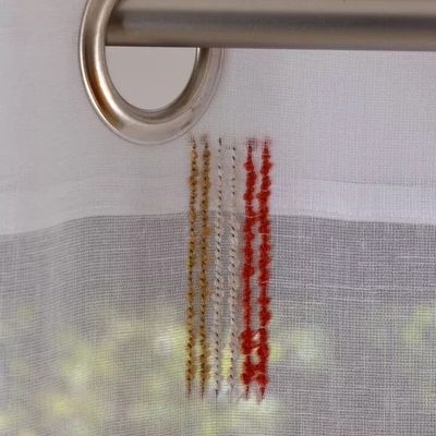 Curtains and window coverings - BALI veil curtain - Col Terra - Eyelet panel - 140 x 260 cm - 100% polyester - IPC DECO DELL'ARTE