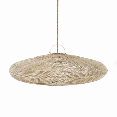 Suspensions - Pendentif Macaron - Naturel - L - BAZAR BIZAR LIVING