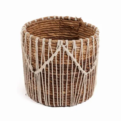 Caskets and boxes - The Macra-mazing Basket - Natural White - L - BAZAR BIZAR - COASTAL LIVING