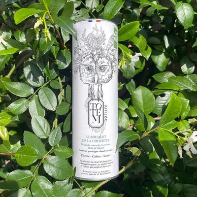 Floral decoration - THE OWL- Botanical Incense Bundle - French Organic Smudge Alternativel - TOTEM NATURE