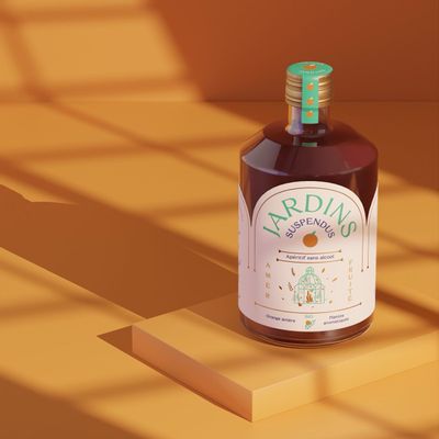 Épicerie fine - Jardins Suspendus - Orange amère & Romarin - 70cl - JARDINS-APERITIFS SANS ALCOOL