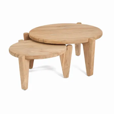 Coffee tables - The Seseh Coffee Table - Set of 2 - Outdoor - BAZAR BIZAR - COASTAL LIVING