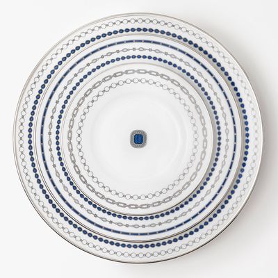 Formal plates - Bijoux Saphirs bread plate - JOHANNE PARIS